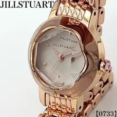 稼働品 Working item ジルスチュアート JILLSTUART 腕時計 レディース Ladies クォーツ Quartz アナログ ローズゴールド ピンクゴールド シェル文字盤 カットガラス ブレスレット ウォッチ ファッション　0733のサムネイル