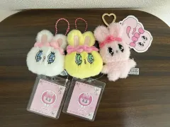 エスターバニー キーホルダー 3種セット 顔 キーホルダー ミニ キーホルダー ぬいぐるみ ガチャ