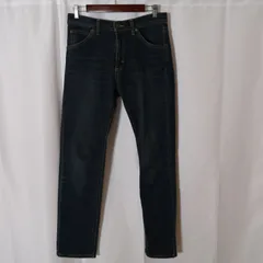 (^w^)b 【美品】Lee W31 濃紺 ストレッチ デニムパンツ LM4902 スリムストレート OM12273WT