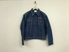 本物カルバンクラインジーンズCalvinKleinJeansコットンデニムジャケット長袖サーフアメカジスケーターストリートミリタリービジネススーツパーティーモードドレスゴルフスポーツメンズ紺ネイビーXSチュニジア製のサムネイル