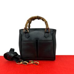 極美品‼️オールドグッチ バンブー2wayショルダーハンドバッグ 純正