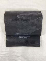 袋帯/美品/西陣/ベージュ/フォーマル/仕立上がり/11056 訳あり 西陣袋帯 正絹袋帯 別誂え ベージュ×金×カーキ 未仕立商品 正装