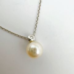N TASAKI パール ネックレス K18WG ホワイトゴールド 刻印 - メルカリ