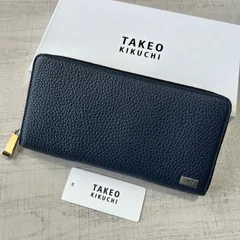 【新品タグ付き】TAKEO KIKUCHI(タケオキクチ) ビル コン ラウンドファスナー 長財布 定価23650円