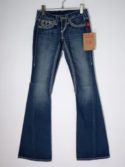 TRUE RELIGIONトゥルーレリジョン Y2K 2000's JOEY BIG T W/SUPERデニム パンツ未使用品【23】【LDNA81486】