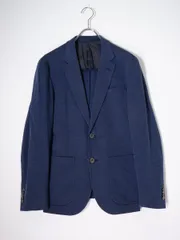 PAUL SMITH LONDONポールスミス ロンドン COTTON JARSEY JACKET ドット裏地コットンジャージー 2Bテーラードジャケット【M】【MJKA81529】