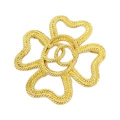 CHANEL ヴィンテージ ターンロックブローチ シルバー シャネル - メルカリ