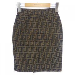 FENDI】ヴィンテージ ズッカ柄 フロントジップ ミニスカート - メルカリ