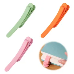 【数量限定】可愛いしおり グッズ 勉強 文房具 文房具 ブックマーククリップ ブックマークページマーカー ブックストッパー 教師 学生 読書愛好家 携帯便利 再利用可能 御洒落 かわいい 自動フォローページ 3個3色 読書ブックマーク スマートブックマーク シ