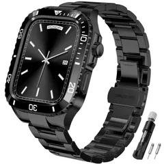 【新着商品】耐衝撃性 44mm対応 耐久性 SE2/6/5/4/SE アップルウォッチ アップルウォッチ バンド バンド ステンレス鋼 45mm メタル 9/8/7 ケース 一体型 メンズ ケース付き Watch Watch 保護 Apple カバー コンパチ