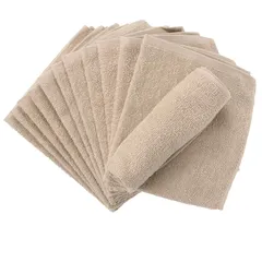 [SEVEN BEAUTY] ハンドタオル (綿100％) (102匁) (32g) 34cm×38cm サンド (12枚入り) [ おしぼり お手拭きタオル ウォッシュ エステ 業務用タオル キッチン ハンカチ サロン 介護 ]