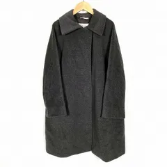 マックスマーラ MAX MARA ロングコート アウター 長袖 カシミヤ混 1B 灰色 グレー 40 L相当