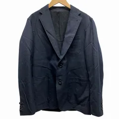 ソフネット SOPHNET. ジャケット 上着 長袖 ウール 紺 ネイビー S