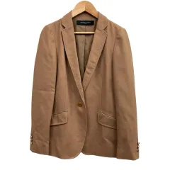 ユナイテッドアローズ UNITED ARROWS テーラードジャケット 長袖 ウール100% 36 Sサイズ相当 ブラウン 
