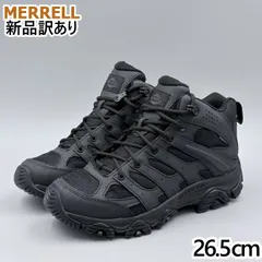 MERRELL モアブ 3 タクティカル ミッド ウォータープルーフ ブラック JP26.5cm スニーカー J003911 メレル 新品 (mr076)のサムネイル