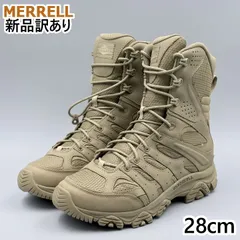 MERRELL モアブ 3 タクティカル 8 ジップ ウォータープルーフ ダークコヨーテ JP28.0cm スニーカー J004107 メレル 新品 (mr078)のサムネイル