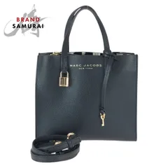 美品 MARC JACOBS マークジェイコブス ザ.グラインド 2way ブラック 黒 ゴールド金具 レザー M0015685 ショルダーバッグ 600740【中古】