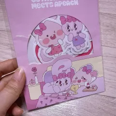 廃盤 カカオフレンズ エスターバニー X Apeach(アピーち) ステッカー