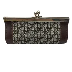 クリスチャンディオール Christian Dior トロッター モノグラム がま口 コインケース レディース 表記無 