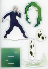 【中古】アクリルスタンド・アクリルパネル 狗巻棘 プラチナムザッカアクリルジオラマ Vol.1 「呪術廻戦 5周年記念×ROUND1」 アミューズメントコーナー限定