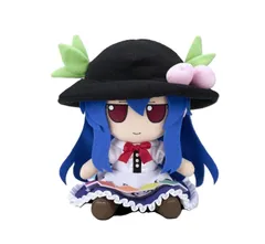 ★新品未開封 東方ぬいぐるみシリーズ44 比那名居天子ふもふもてんし 缶バッジ付 東方ぬいぐるみシリーズ 【比那名居天子】ふもふもてんし。（まんなか