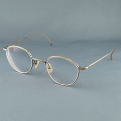 【稀少美品】 金子眼鏡 KM-25l ATG アンティークゴールド 木箱付き KANEKO OPTICAL - 【稀少美品】 金子眼鏡 KM-25l ATG アンティーク