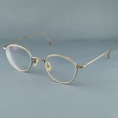 金子眼鏡(カネコメガネ) メガネ美品  - KV-52L シルバー×クリア 度入り/VINTAGE 金子眼鏡◇VINTAGE/メガネ/--/シルバー/クリア/メンズ/KV-55