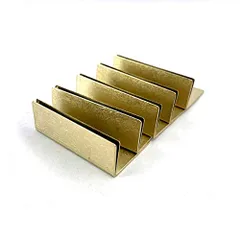 【新着商品】ワイドサイズ 5個セット カードスタンド 真鍮 名刺 ブラス ポストカード立て 日本製