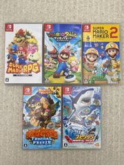 Switch人気ソフト5本セット｜マリカー・スマブラ・桃鉄入り｜箱あり