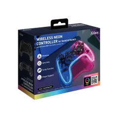 新品 アクラス Switch2/Switch用 ワイヤレスネオンコントローラー【ゲーミングコントローラー/無線接続/LED発光/PC対応】