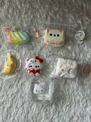 本日配送で受け取ったスクイーズ キーホルダー ぬいぐるみ コレクション まとめ