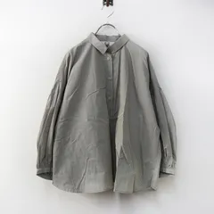 美品 コットンハウスアヤ Cotton House Aya Yesterday Cross コットン バルーンスリーブチェックシャツ M グレージュ┃【2400014923865】 美品 コットンハウスアヤ Cotton House Aya Yesterday Cross コットン
