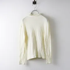 メイスム MeisMe Cotton chiffon skin turtle neck コットン シフォン スキン タートルネック F｜オフホワイト【2400014937176】のサムネイル