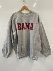 ピ864⚫︎GILDAN⚫︎ギルダン⚫︎スウェット⚫︎トレーナー⚫︎プリント⚫︎長袖⚫︎メンズ⚫︎size 2XL⚫︎グレー×赤