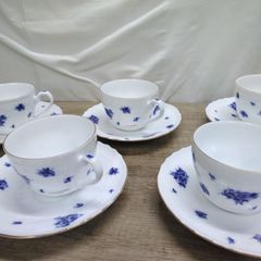 NIKKOカップ＆ソーサー 5客シュガーポットミルクピッチャーティー 