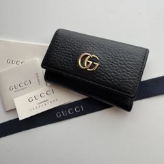 美品】 392 GUCCI グッチ マイクロ シマ 2つ折り 財布 - メルカリ
