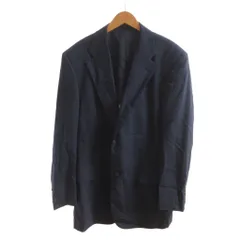 バーバリーズ Burberrys ヴィンテージ テーラードジャケット シングル ネイビー ノッチドラペル/HW IBO92