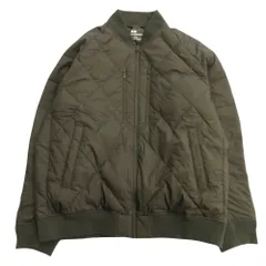 良品 UNIQLO × WHITE MOUNTAINEERING ユニクロ × ホワイトマウンテニアリング ハイブリッド ダウン ジャケット ブルゾン XL カーキ メンズ 古着 中古 USED