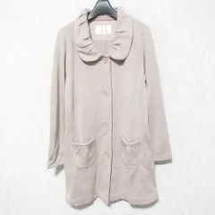 良品 PINK HOUSE ピンクハウス ギャザーカラー ニットコート 9012-EAL08B ピンクベージュ レディース 古着 中古 USEDのサムネイル