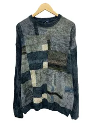 DOCKERS (ドッカーズ) 総柄アクリルニット セーター レーヨン混 90S 00S 古着 ビンテージ XL グリーン系 メンズ/065のサムネイル