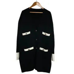 良品 24AW ADORE アドーア ドライストレッチ ロングニットカーディガン 531-5170114 サイズ38 ブラック レディース 古着 中古 USEDのサムネイル