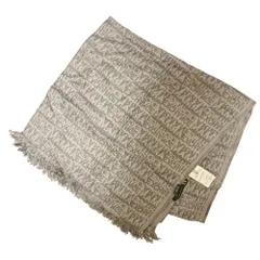 美品 ARMANI EXCHANGE アルマーニエクスチェンジ ロゴジャカード ストール マフラー One Size レディース 古着 中古 USED