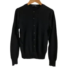 美品 Ralph Lauren ラルフローレン カシミヤ シルクブレンド ニット カーディガン サイズL ブラック レディース 古着 中古 USED