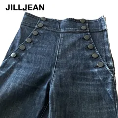 【JILLJEAN/ジルジーン】デニム デザインデニム ジーンズ ハイウエスト テーパードスキニー（中古）のサムネイル