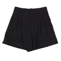 コムデギャルソンCOMME des GARCONS ウールギャバショートパンツ 黒Sのサムネイル