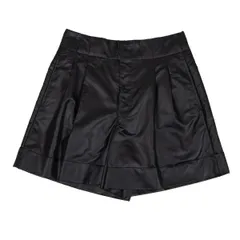 コムデギャルソンCOMME des GARCONS ナイロン光沢ショートパンツ 黒Sのサムネイル