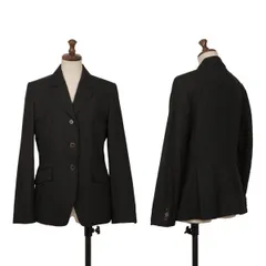 ポールスミス ウーマンPaul Smith WOMEN ウールストライプ織り3Bジャケット 黒40