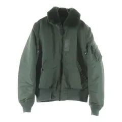 ALPHA INDUSTRIES (アルファ インダストリーズ) B-15 ボアカラー ナイロン フライトジャケット カーキ 20015-049