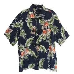 SOPHNET. ソフネット SOPH-180059 チャイナボタン アロハ シャツ ネイビー系 S【中古】のサムネイル
