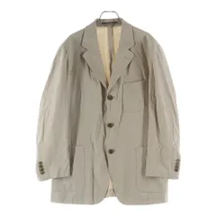 HERMES (エルメス) リネン 2B テーラードジャケット ベージュのサムネイル